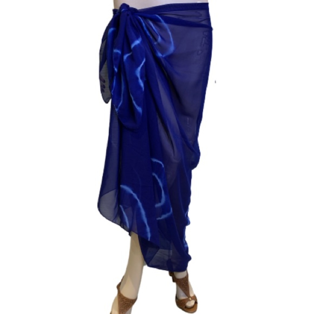 Tie Dye Sheer Wrap Scarf